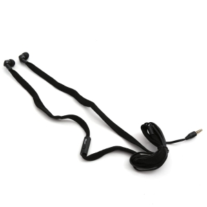 FREESTYLE SHOELACE EARPHONES + MIC FH2112 BLACK [42776]