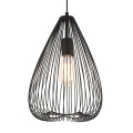 PLATINET PENDANT LAMP HERA P130806-S E27 METAL BLACK 20x36 [44013]