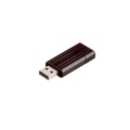 VERBATIM PENDRIVE PINSTRIPE USB 2.0 64GB BLACK  49065