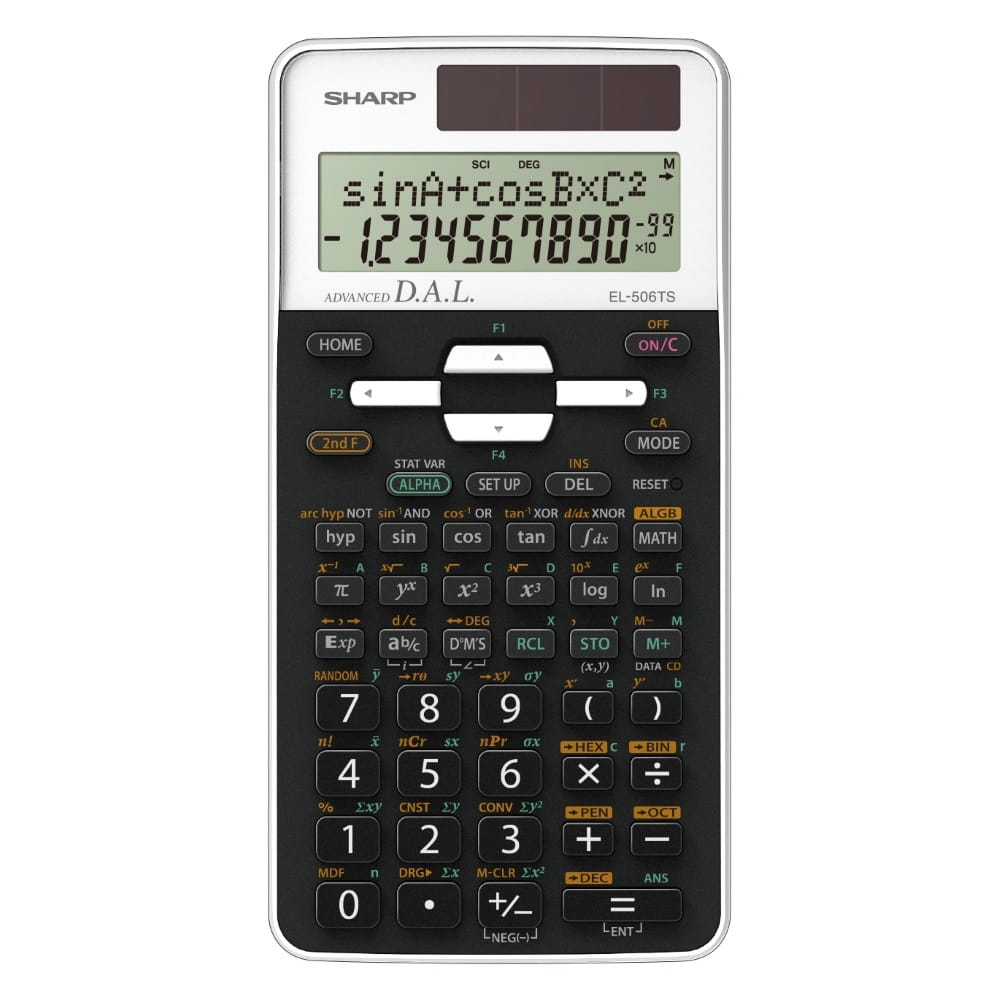 SHARP CALCULATOR SCIENTIFIC BOX EL506TSWH