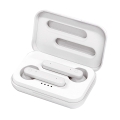 PLATINET BLUETOOTH V5.0 EARPHONES SPORT + CHARGING STATION PM1040 AURA WHITE