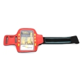 PLATINET SPORT ARMBAND FOR SMARTPHONE RED  WITH LED [43708]