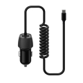 PLATINET CAR CHARGER SPIRAL 3.4A USBA + MICRO USB CABLE