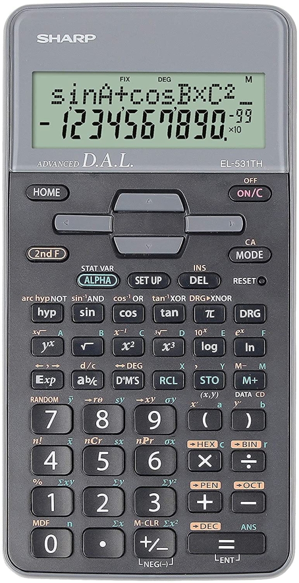 SHARP CALCULATOR SCIENTIFIC BLISTER EL531THBGY