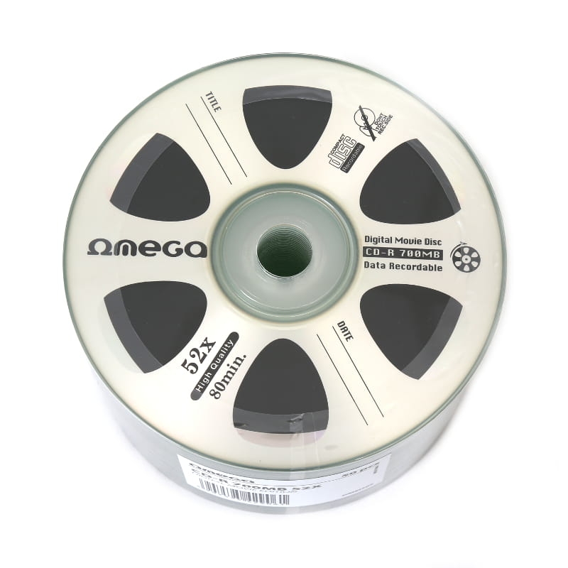 OMEGA CD-R 700MB DIGITAL MOVIE EDITION SILVER SP*50 42906