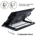Podstawka chłodząca pod laptopa PLATINET LAPTOP COOLER PAD 1 FAN BLACK