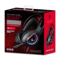 Słuchawki gamingowe z mikrofonem VARR GAMING RGB HEADSET MIC VH8010 Lite 3,5 USB  BLACK [45559]