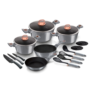 17 PCS COOKWARE SET MOONLIGHT COLLECTION BH/7044