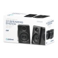 PSGB PLATINET SPEAKER PSGB 2.0 GROOM BLACK to zestaw głośników 2,0 do laptopa lub komputera PC.