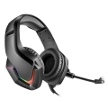VARR GAMING RGB HEADSET MIC VH8050 3,5 ; USB  50mm BLACK [45561]