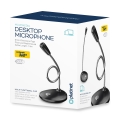 Mikrofon PMOD1 PLATINET MICROPHONE OFFICE/HOME DESKTOP USB BLACK
