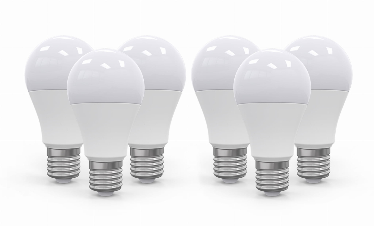 OMEGA LED BULB ECO 2800K E27 10W 6 PACK 220-240V [45704]