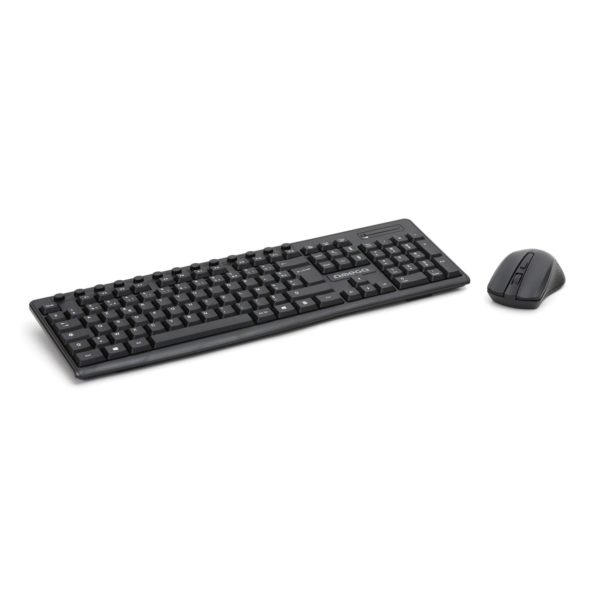 KEYBOARD US + MOUSE OMEGA OKM071B M-MEDIA W-LESS SET 2.4GHZ BLACK [43743]