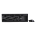 KEYBOARD US + MOUSE OMEGA OKM071B M-MEDIA W-LESS SET 2.4GHZ BLACK [43743]