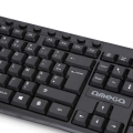 KEYBOARD US + MOUSE OMEGA OKM071B M-MEDIA W-LESS SET 2.4GHZ BLACK [43743]