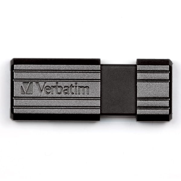 VERBATIM PENDRIVE PINSTRIPE USB 2.0 32GB BLACK  49064