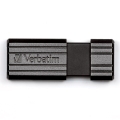 VERBATIM PENDRIVE PINSTRIPE USB 2.0 32GB BLACK  49064
