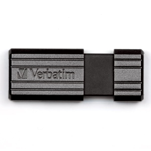 VERBATIM PENDRIVE PINSTRIPE USB 2.0 32GB BLACK 49062