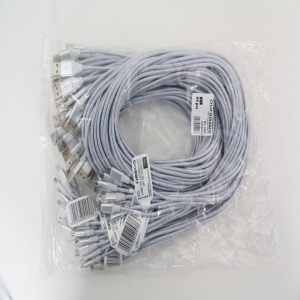 OMEGA FABRIC BRAIDED MICRO USB TO USB 2A 118 COPPER POLY 1M SILVER [44057]