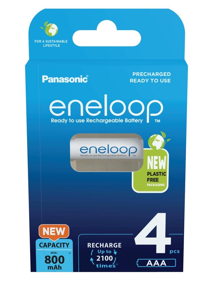PANASONIC ENELOOP ACCUMULATOR R03/AAA 750mAh DECT 4 PCS BLISTER BK-4MCCE-4BE