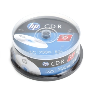 HP CD-R 700MB 52X CAKE25