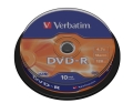 VERBATIM DVD-R 4,7GB 16X CAKE*10  43523