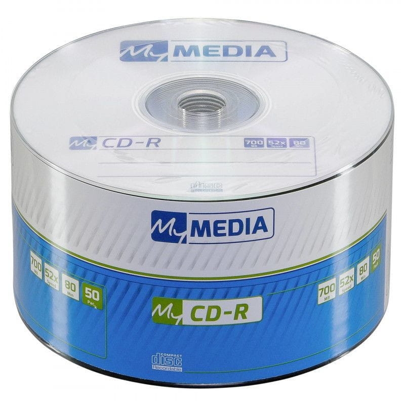 MyMEDIA by Verbatim CDR 700MB 52X 50PK Wrap  69201