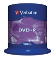 VERBATIM DVD+R 4,7GB 16X CAKE*100  43551