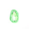 OMEGA BAJA PVC MICRO USB TO USB & DATA POLY CABLE 1M GREEN [44341]