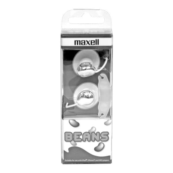 MAXELL SŁUCHAWKI/EARPHONES BEANS SILVER 303522.00.CN