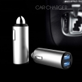 PLATINET CAR CHARGER METALLIC USB 2xUSB 4.8A [44804]
