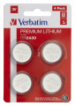 VERBATIM BATERIE LITHIUM CR2430 BLISTER*4  49534