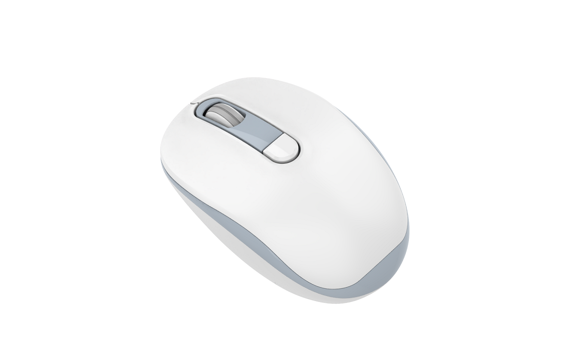 OMEGA MOUSE MYSZ BEZPRZEWODOWA 1000/1200/1600 DPI WHITE-BLUE [45863]