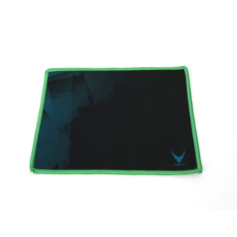 OMEGA VARR PODKŁADKA POD MYSZ  / PRO-GAMING MOUSE PAD 200x240x1,5mm BLACK+ GREEN EDGE [43231]