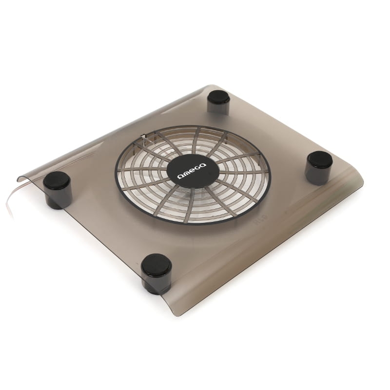 OMEGA LAPTOP COOLER PAD " SNOWBALL" 14CM FAN USB PORTS BLACK [41912]
