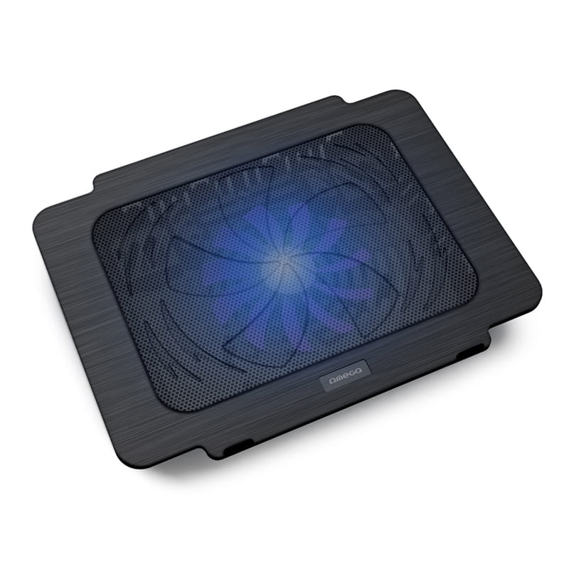 OMEGA LAPTOP COOLER PAD "BREEZE" BLACK 14CM FAN USB PORT [42151]