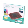 OMEGA LAPTOP COOLER PAD " ICE BOX" RED 14CM FAN USB PORT [41907]