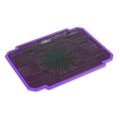 OMEGA LAPTOP COOLER PAD " ICE BOX" VIOLET 14CM FAN USB PORT [41906]