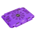 OMEGA LAPTOP COOLER PAD " ICE BOX" VIOLET 14CM FAN USB PORT [41906]