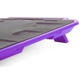 OMEGA LAPTOP COOLER PAD " ICE BOX" VIOLET 14CM FAN USB PORT [41906]