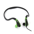 FREESTYLE IN-EAR EARPHONES + MIC SPORT FH1019 BLACK + GREEN [42443] EOL