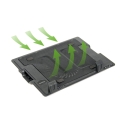 OMEGA LAPTOP COOLER PAD " FROST"  14CM FAN 2USB PORTS  41247