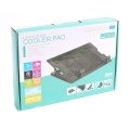 OMEGA LAPTOP COOLER PAD " FROST"  14CM FAN 2USB PORTS  41247