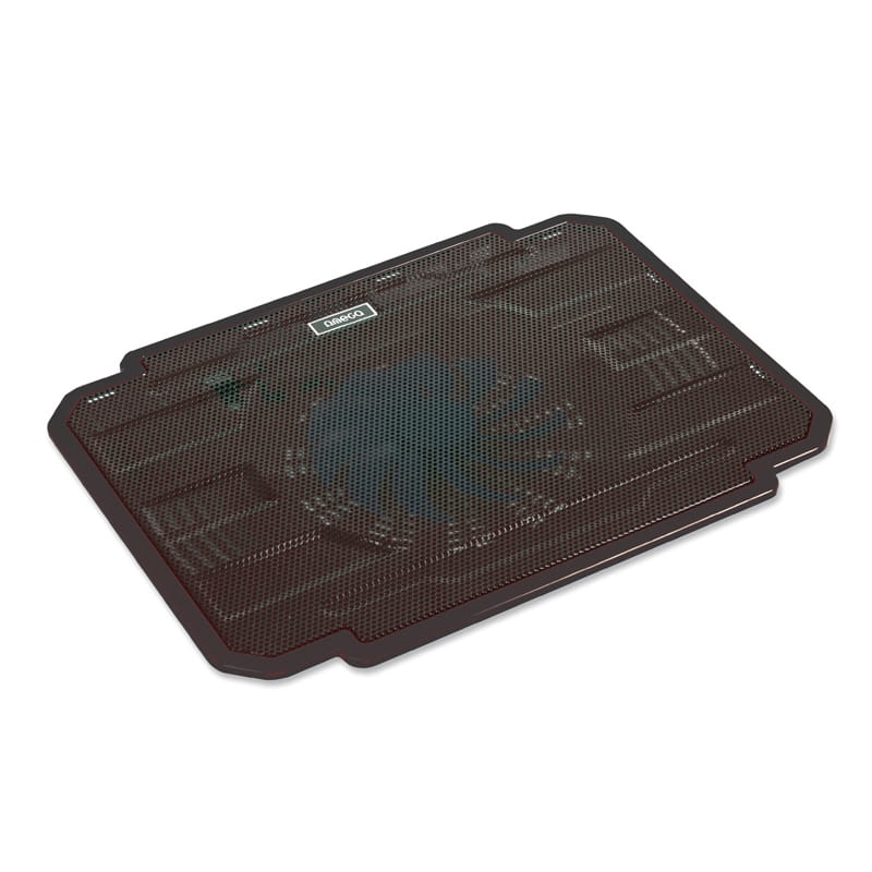 OMEGA LAPTOP COOLER PAD " ICE BOX" BLACK 14CM FAN USB PORT [41903]