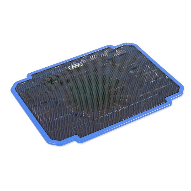OMEGA LAPTOP COOLER PAD " ICE BOX" BLUE  14CM FAN USB PORT 41904