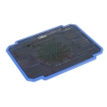 OMEGA LAPTOP COOLER PAD " ICE BOX" BLUE  14CM FAN USB PORT 41904