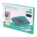 OMEGA LAPTOP COOLER PAD " ICE BOX" BLUE  14CM FAN USB PORT 41904