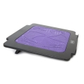 OMEGA LAPTOP COOLER PAD "BREEZE" PURPLE 14CM FAN USB PORT 42615