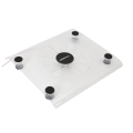 OMEGA LAPTOP COOLER PAD " SNOWBALL" 14CM FAN USB PORTS WHITE [43145]
