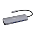 VERBATIM USB-C Pro 8 Port Hub 2xHDMI 4K SD 3.2 GEN1 CMH-08 32151